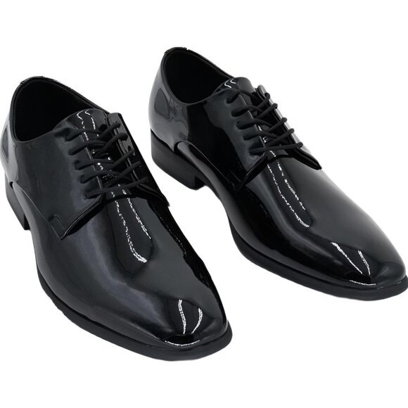 Alfani Men\'s Classic Lace-Up Dress Shoes Black Size 11